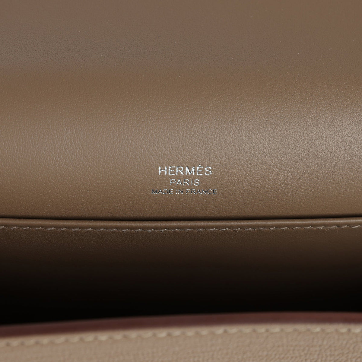 Hermès Geta Etoupe Chevre Palladium Hardware