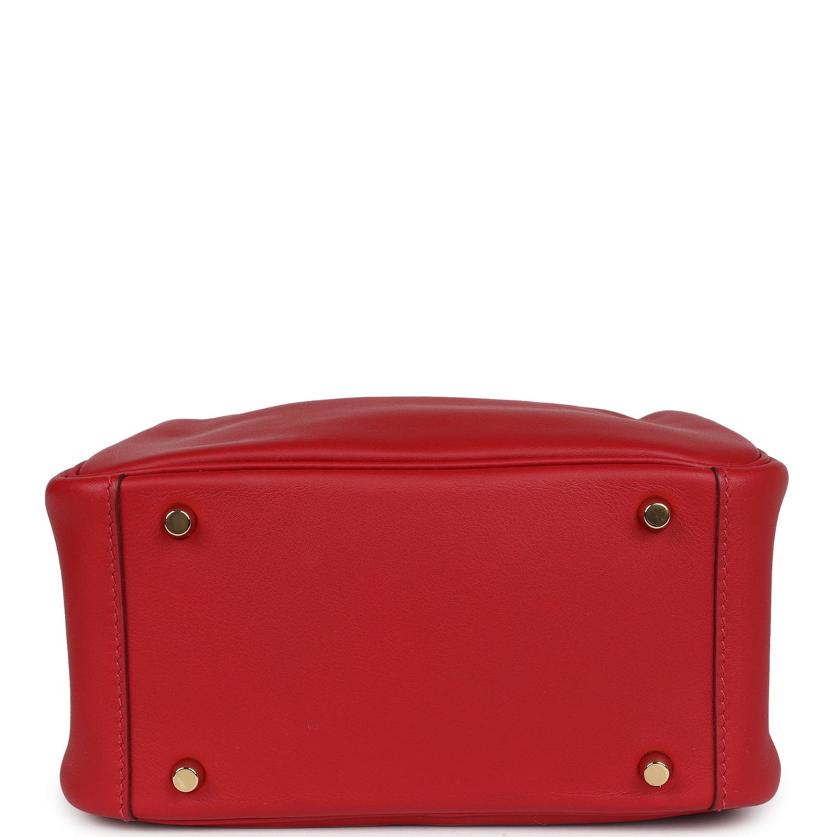 Hermès Mini Lindy Rouge Casaque Swift Gold Hardware