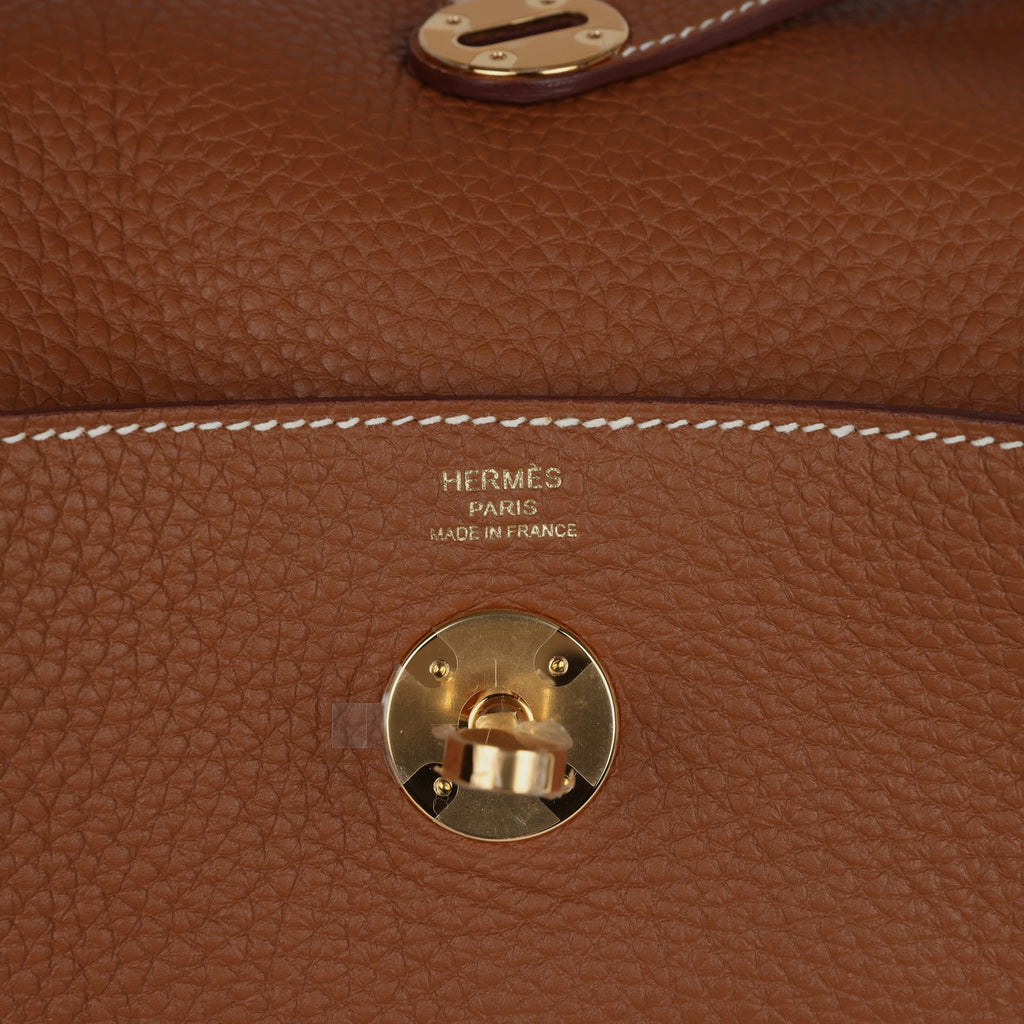 Hermès Lindy 26 Gold Clemence Gold Hardware