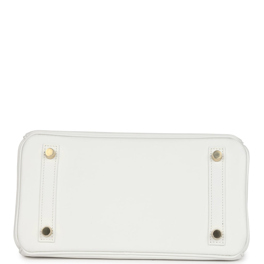 Hermès Birkin 25 New White Swift Gold Hardware