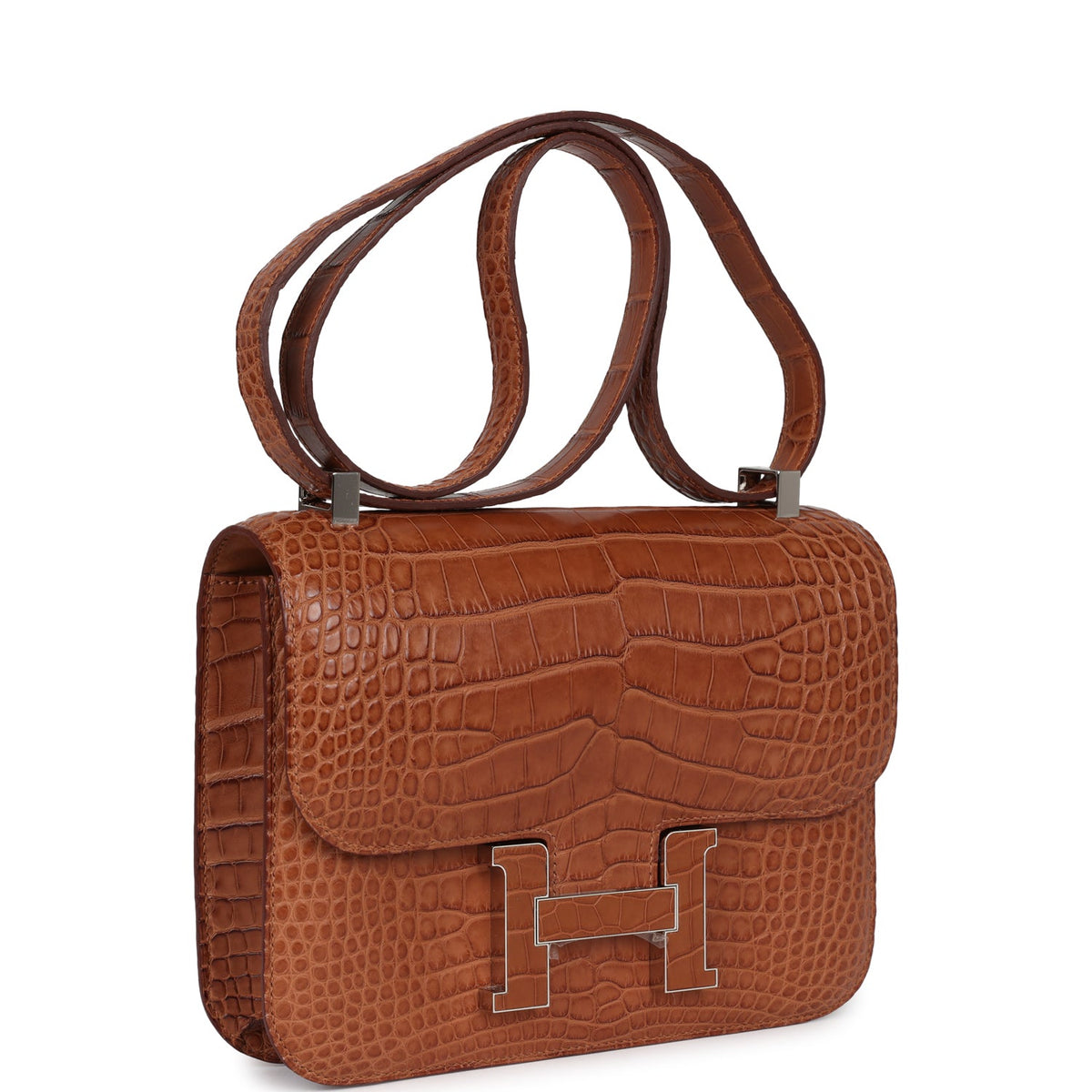 Hermès Constance 1-24 Gold Matte Faux Leather Marquette Palladium Hardware