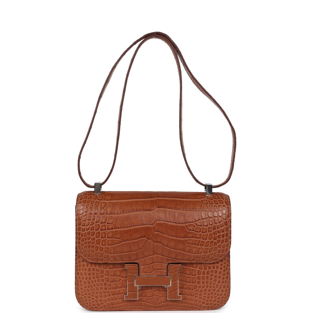 Hermès Constance 1-24 Gold Matte Faux Leather Marquette Palladium Hardware