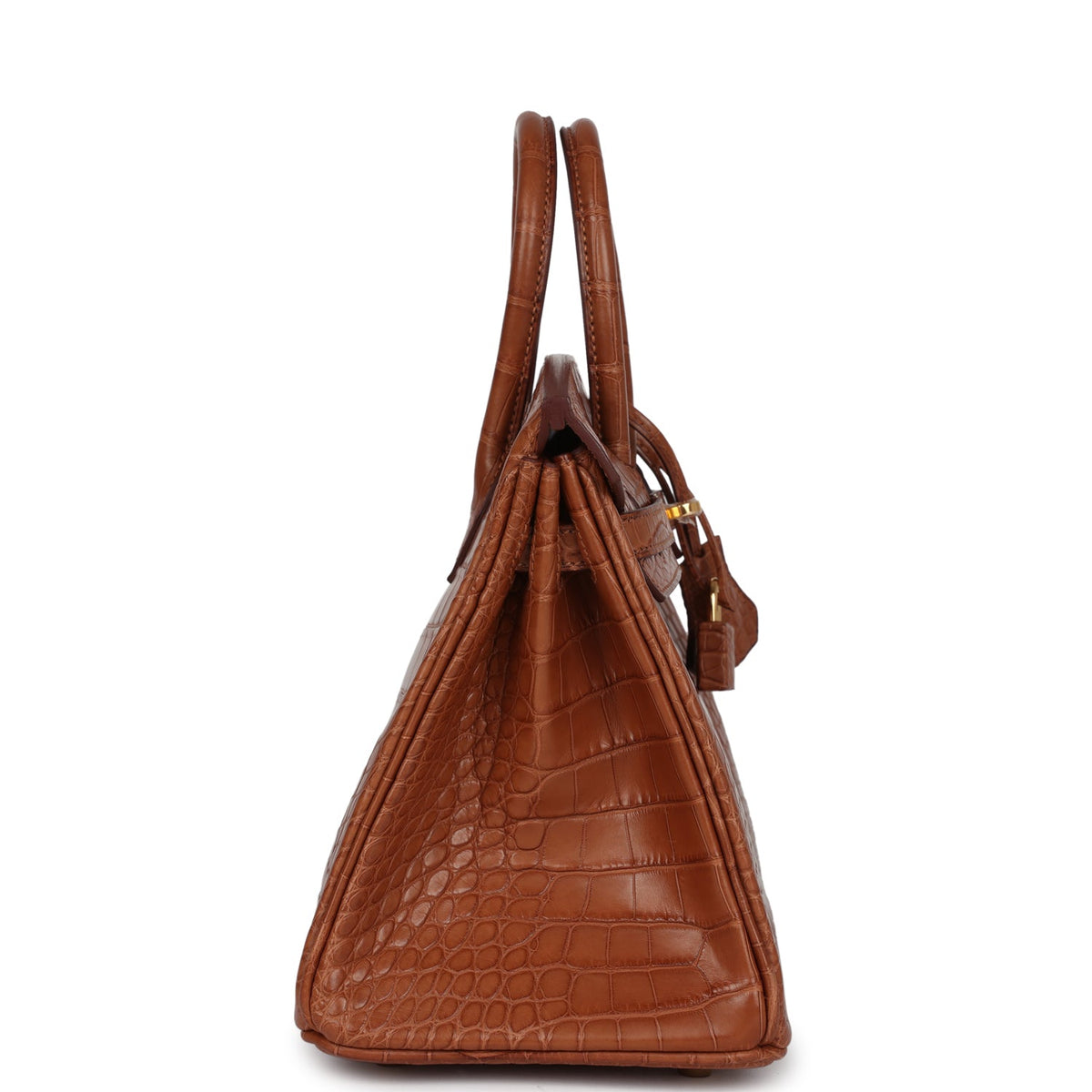 Hermès Birkin 25 Gold Matte Faux Leather Gold Hardware