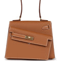 Hermès Kelly Sellier en Desordre 20 Gold Epsom Gold Hardware