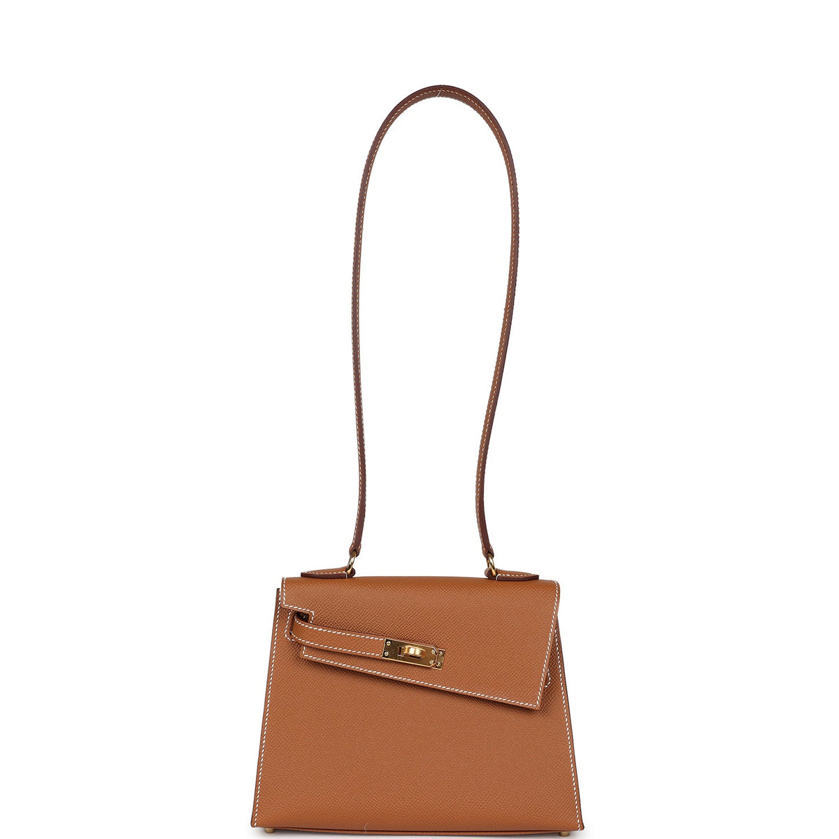 Hermès Kelly Sellier en Desordre 20 Gold Epsom Gold Hardware