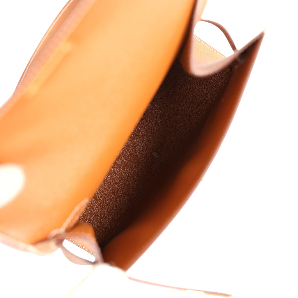 Hermès Kelly Sellier en Desordre 20 Gold Epsom Gold Hardware