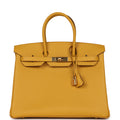 Hermès Birkin 35 Jaune Ambre Epsom Gold Hardware