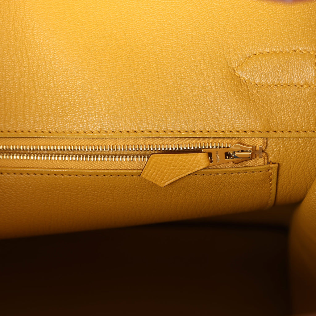 Hermès Birkin 35 Jaune Ambre Epsom Gold Hardware