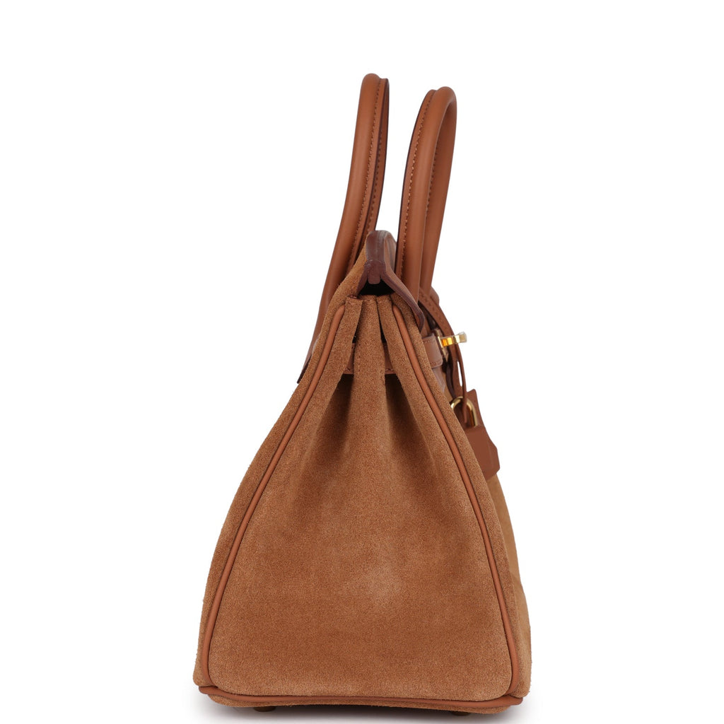 Hermès Birkin 25 Chamois Grizzly and Gold Swift Gold Hardware