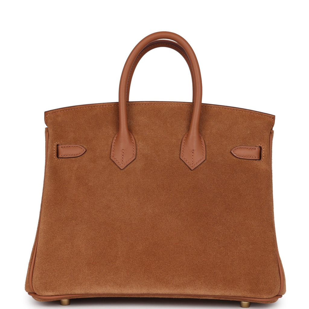 Hermès Birkin 25 Chamois Grizzly and Gold Swift Gold Hardware
