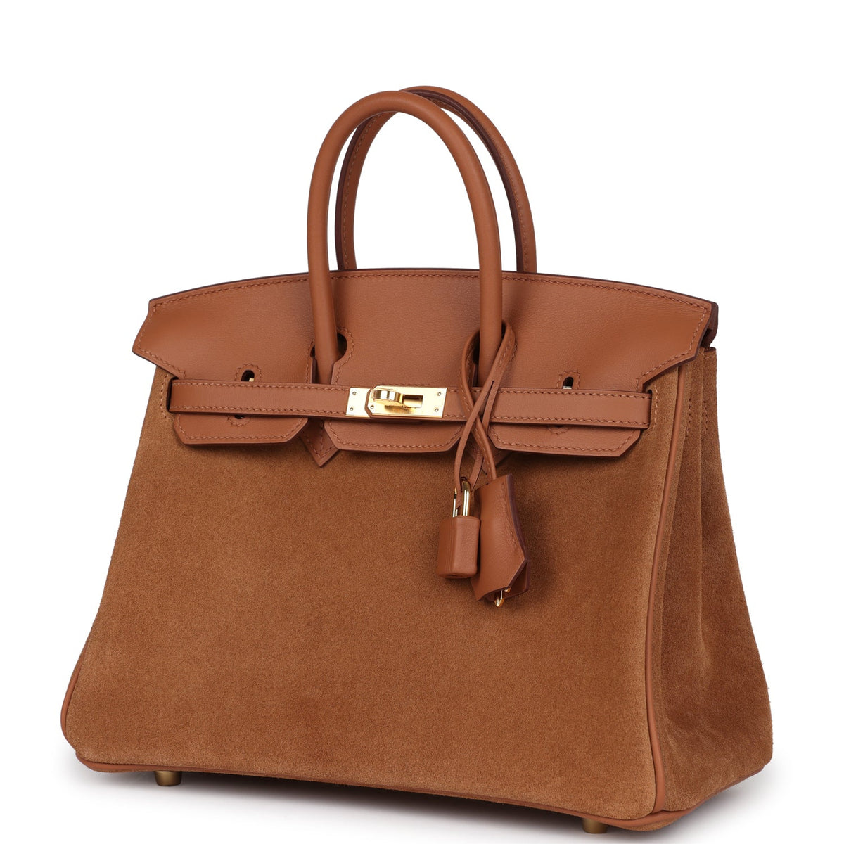 Hermès Birkin 25 Chamois Grizzly and Gold Swift Gold Hardware