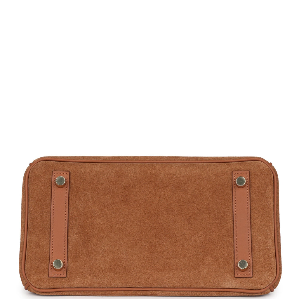 Hermès Birkin 25 Chamois Grizzly and Gold Swift Gold Hardware