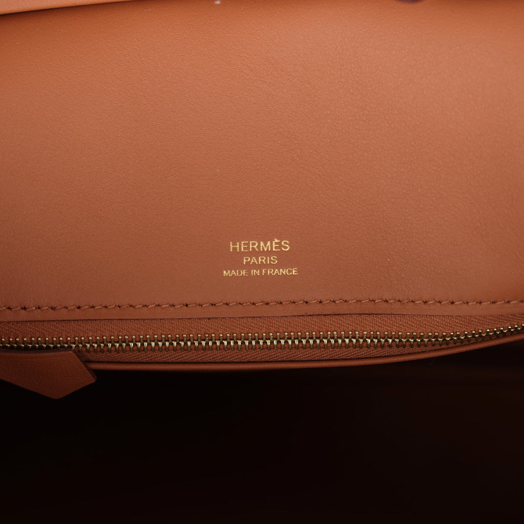 Hermès Birkin 25 Chamois Grizzly and Gold Swift Gold Hardware