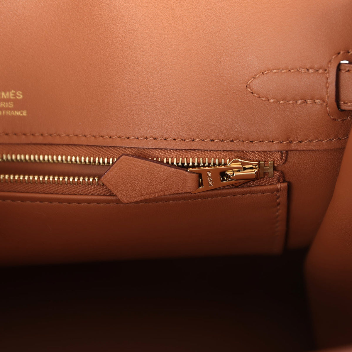 Hermès Birkin 25 Chamois Grizzly and Gold Swift Gold Hardware