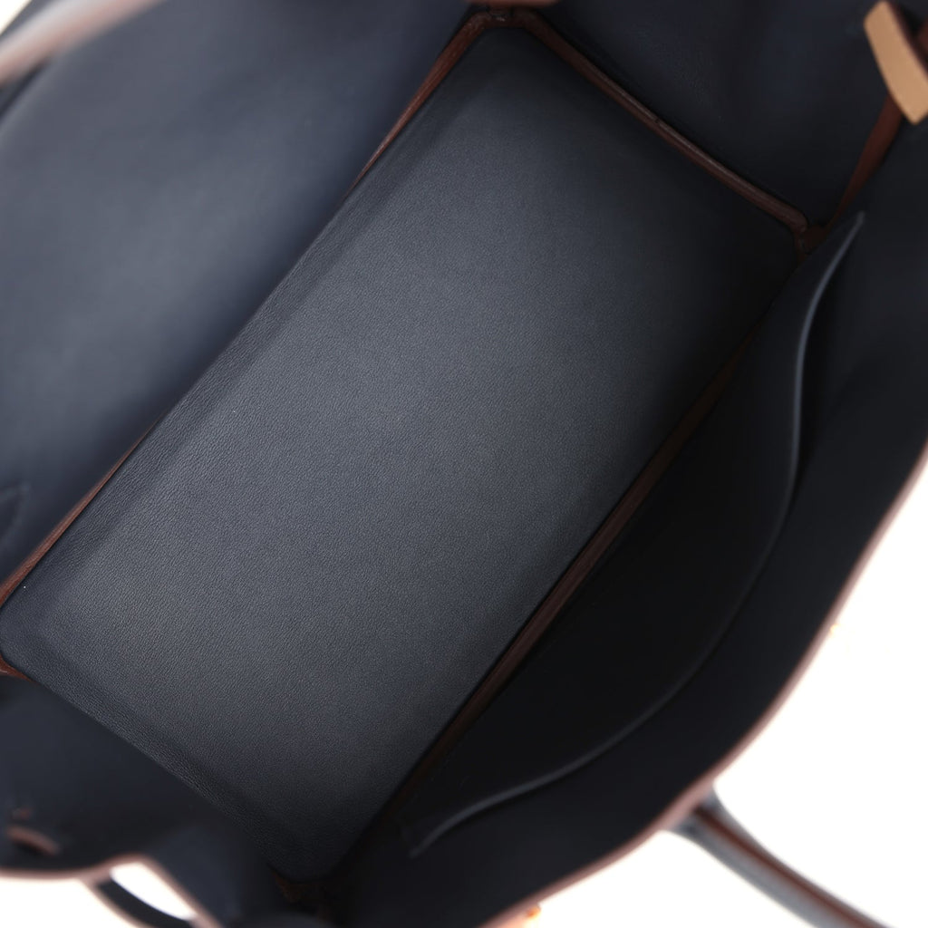 Hermès Colormatic Birkin 30 Caban, Black and Chai Swift Gold Hardware