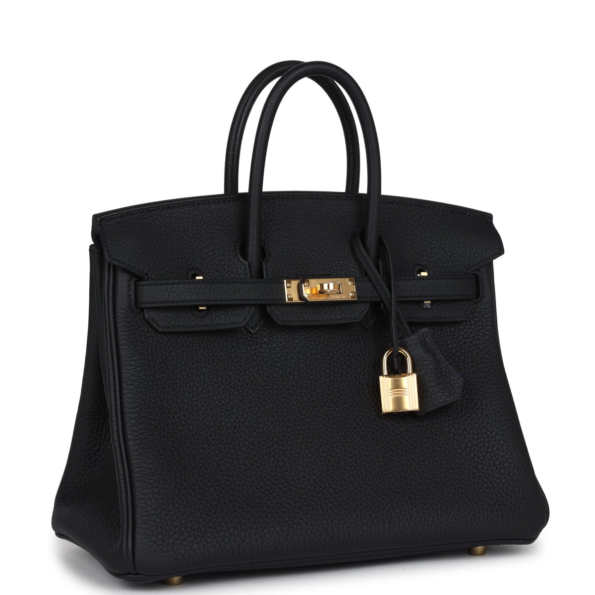 Hermès Birkin 25 Black Verso Togo Gold Hardware