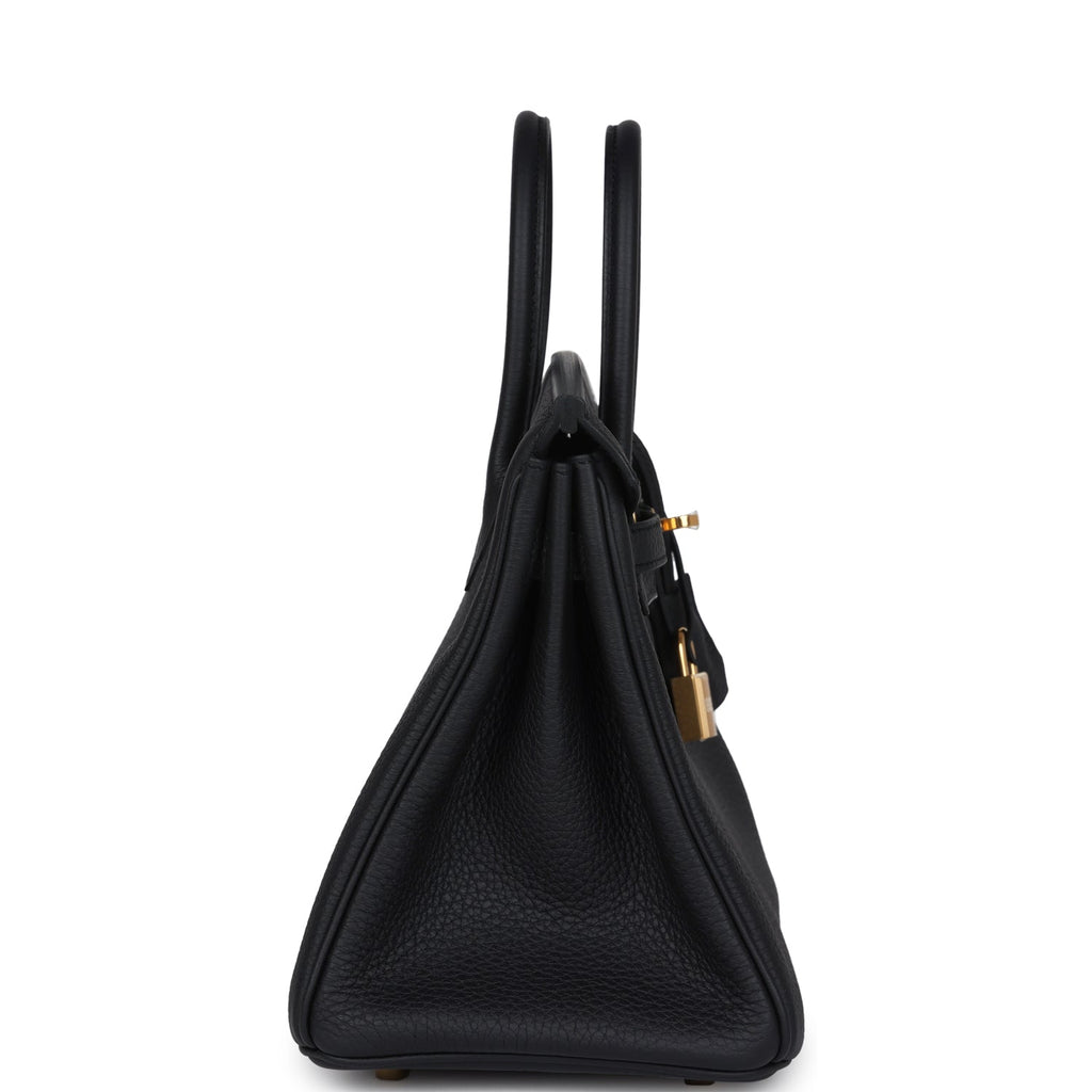 Hermès Birkin 25 Black Verso Togo Gold Hardware
