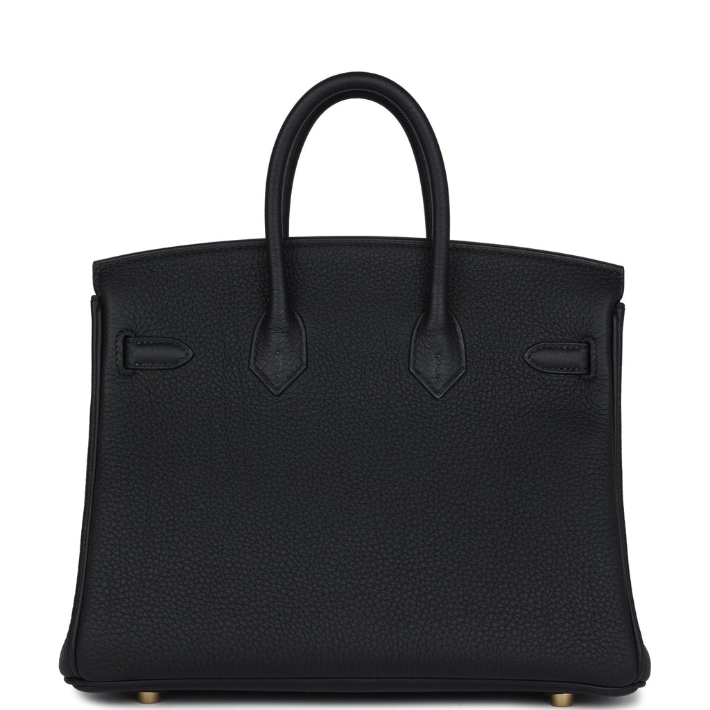 Hermès Birkin 25 Black Verso Togo Gold Hardware