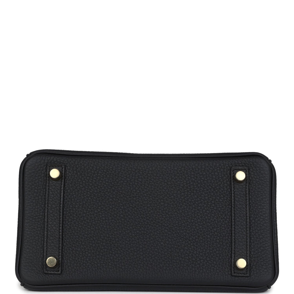 Hermès Birkin 25 Black Verso Togo Gold Hardware