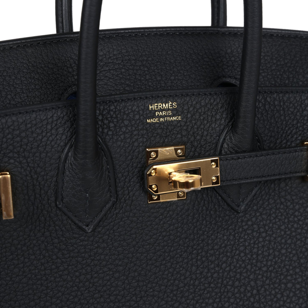 Hermès Birkin 25 Black Verso Togo Gold Hardware