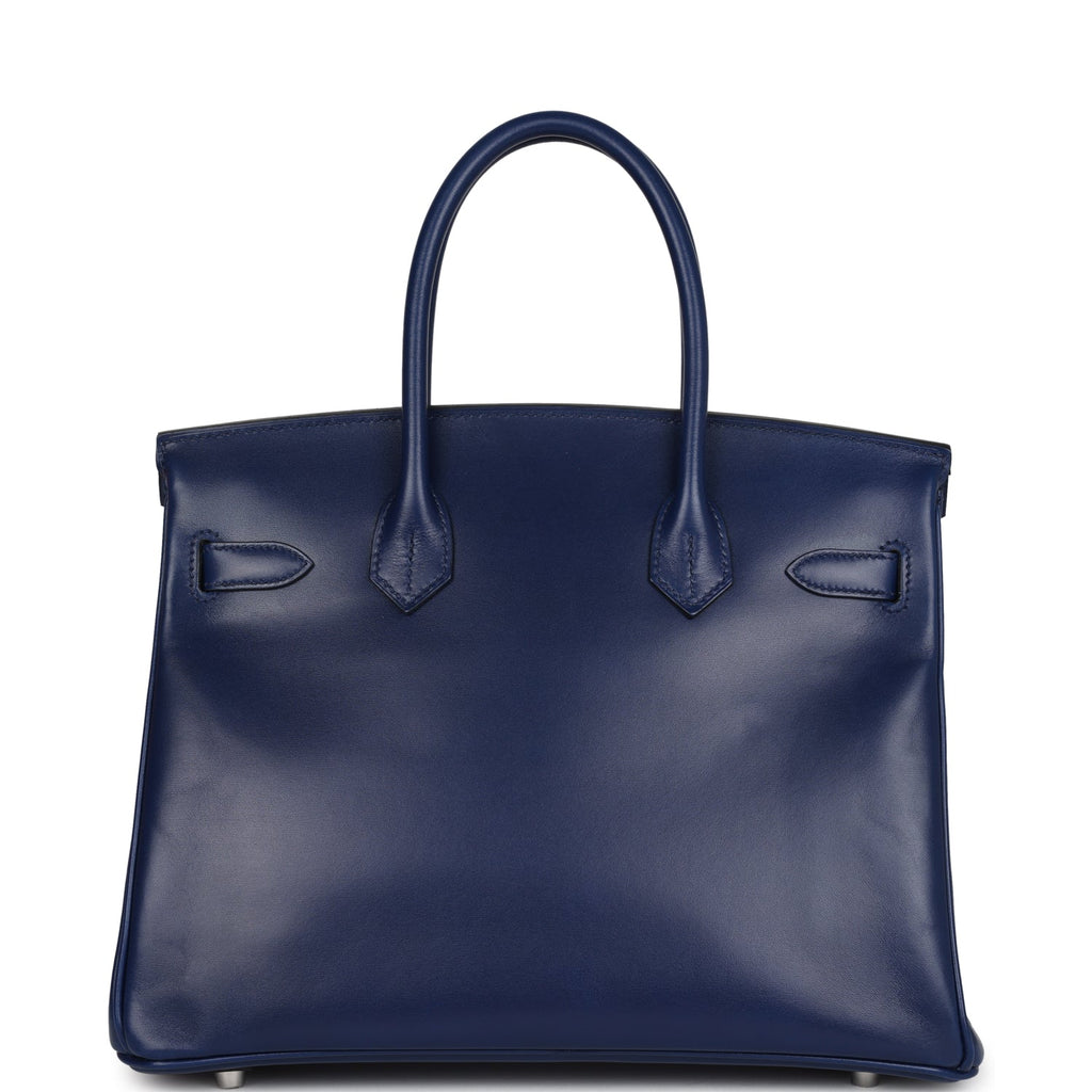 Hermès Birkin 30 Bleu Saphir Box Palladium Hardware