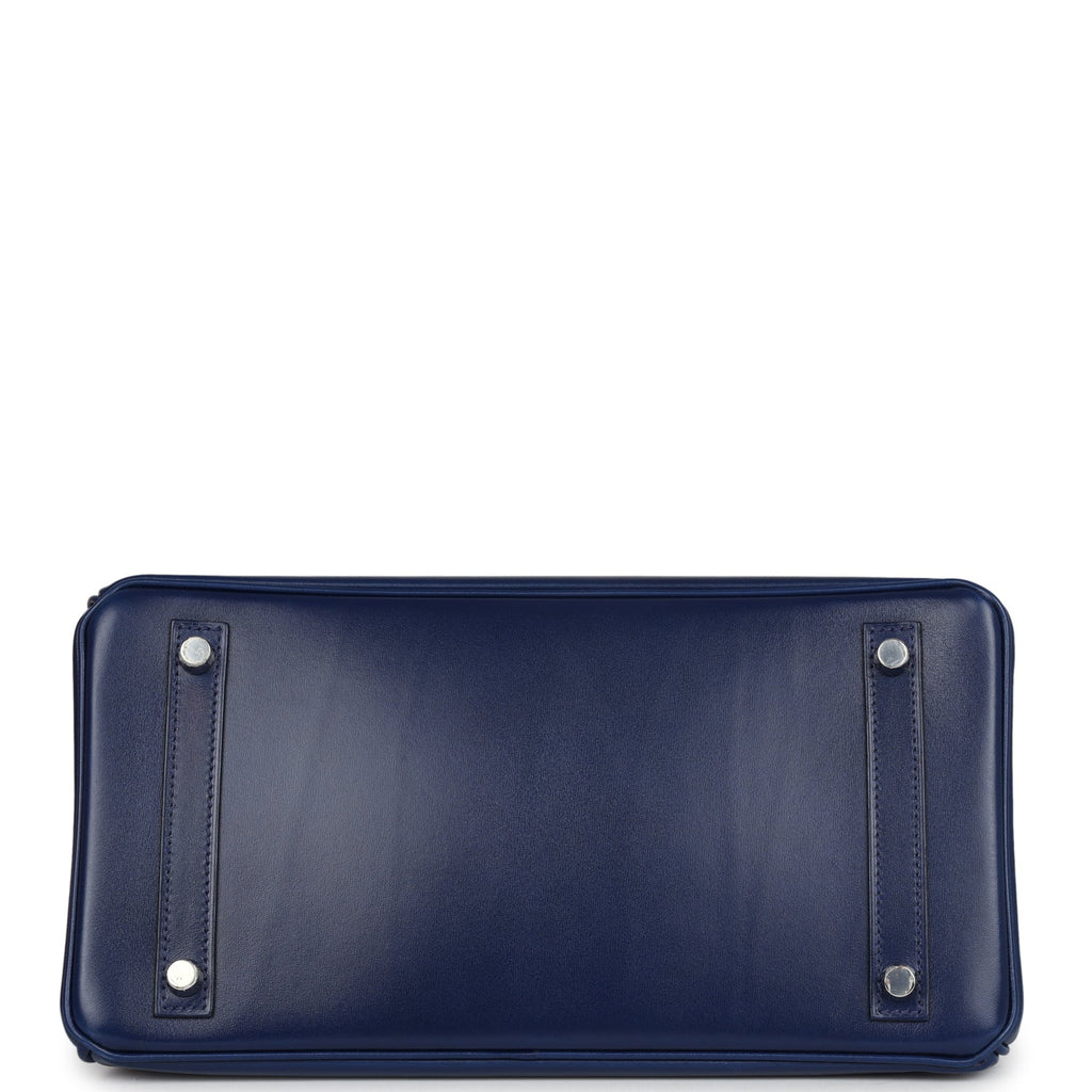 Hermès Birkin 30 Bleu Saphir Box Palladium Hardware