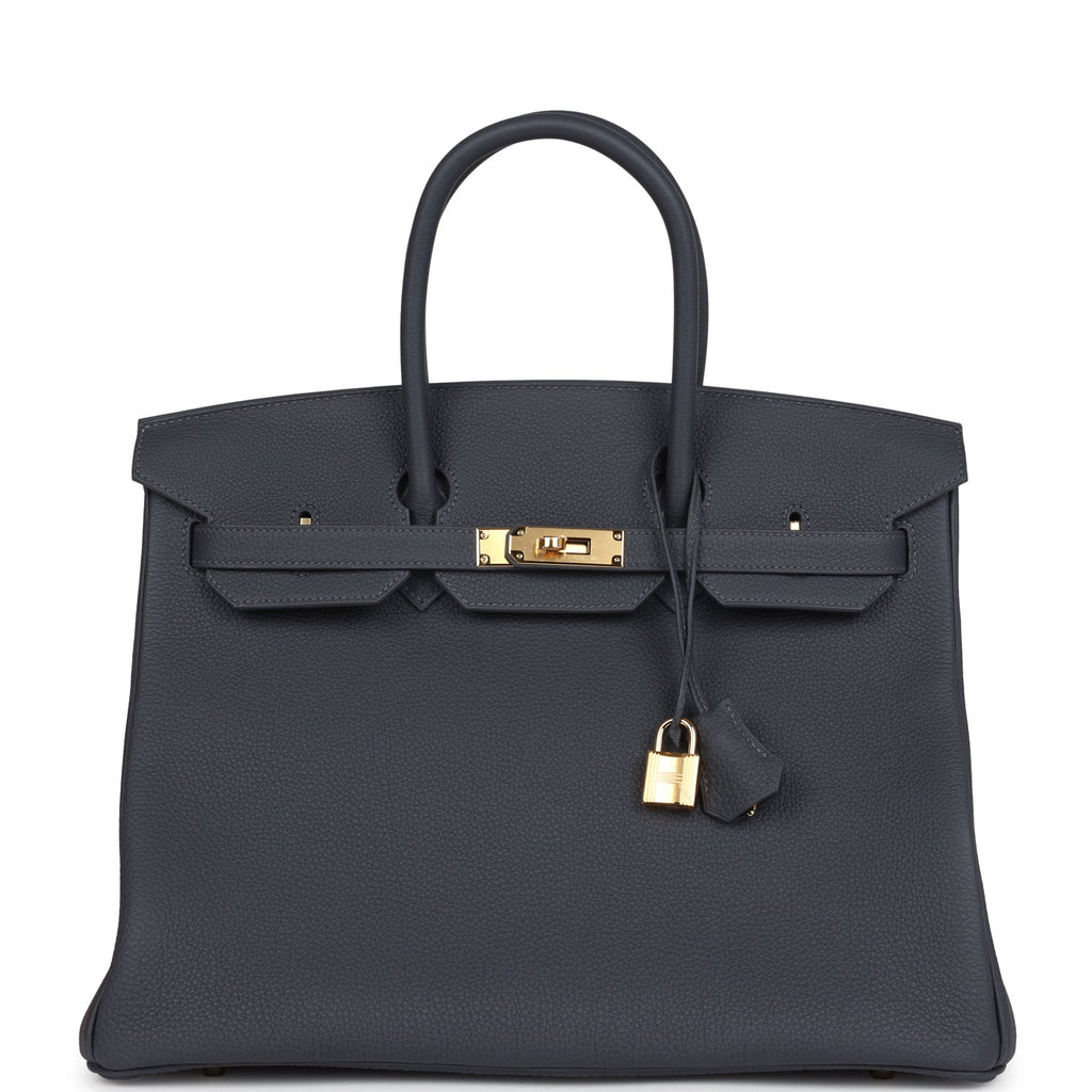 Hermès Birkin 35 Ardoise Togo Gold Hardware