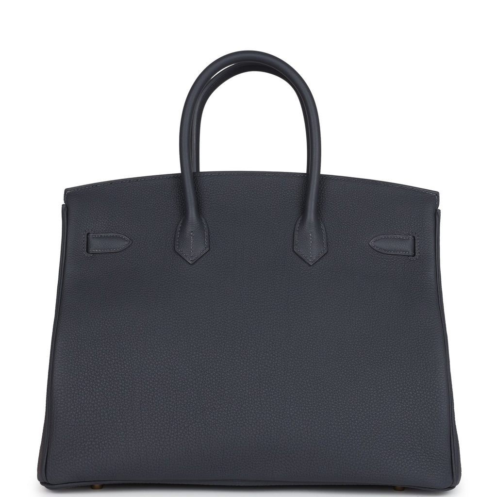 Hermès Birkin 35 Ardoise Togo Gold Hardware