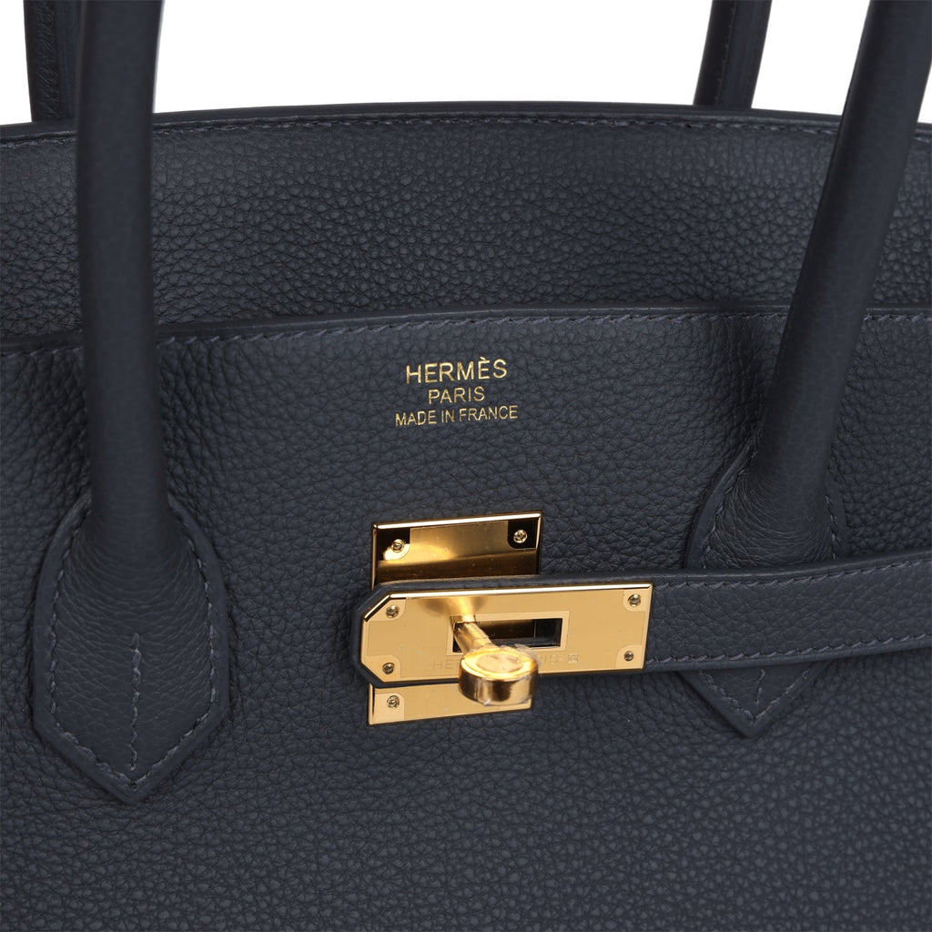 Hermès Birkin 35 Ardoise Togo Gold Hardware