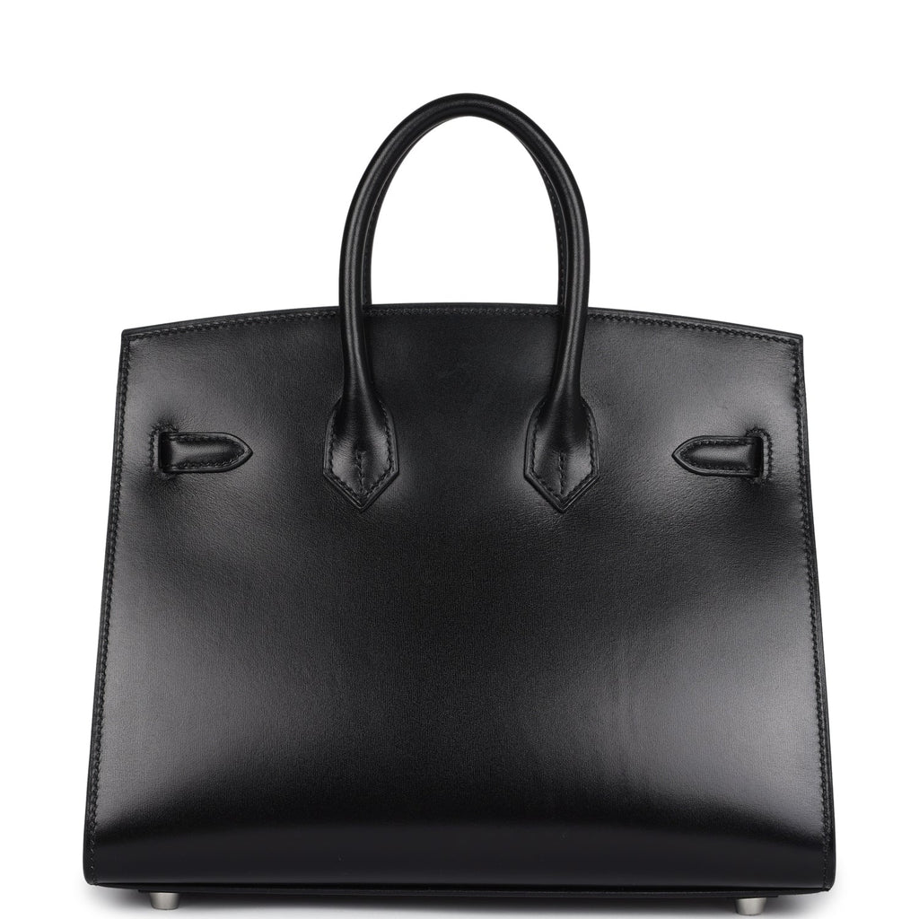 Hermès Birkin Sellier 25 Black Box Palladium Hardware
