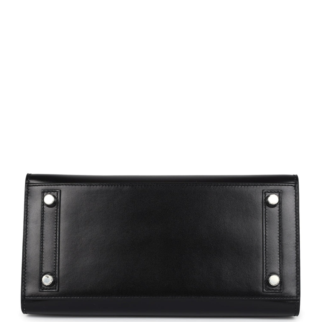 Hermès Birkin Sellier 25 Black Box Palladium Hardware