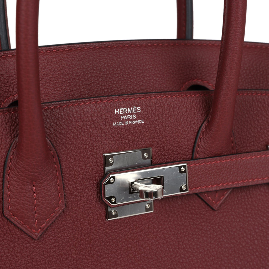Hermès Birkin 30 Rouge H Togo Palladium Hardware