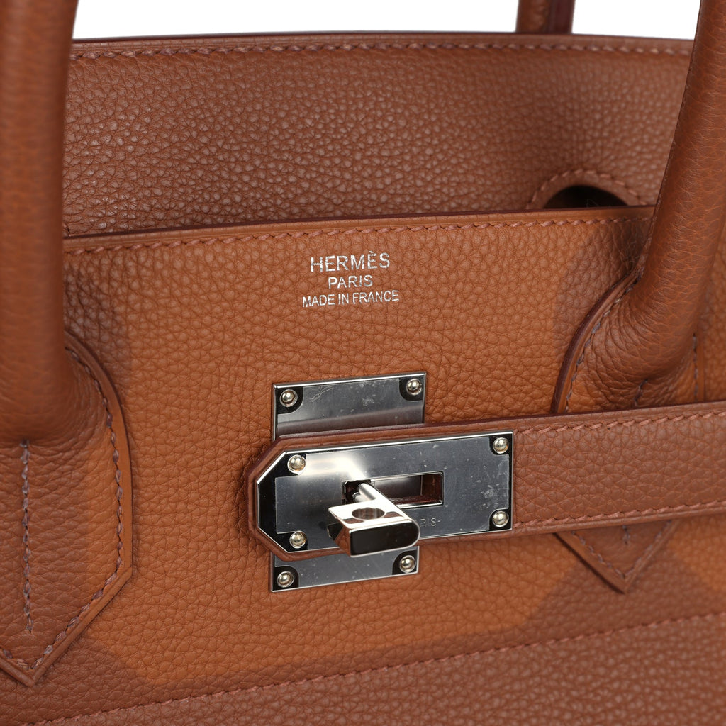 Hermès Coup De Soleil Birkin HAC 40 Gold Togo Palladium Hardware