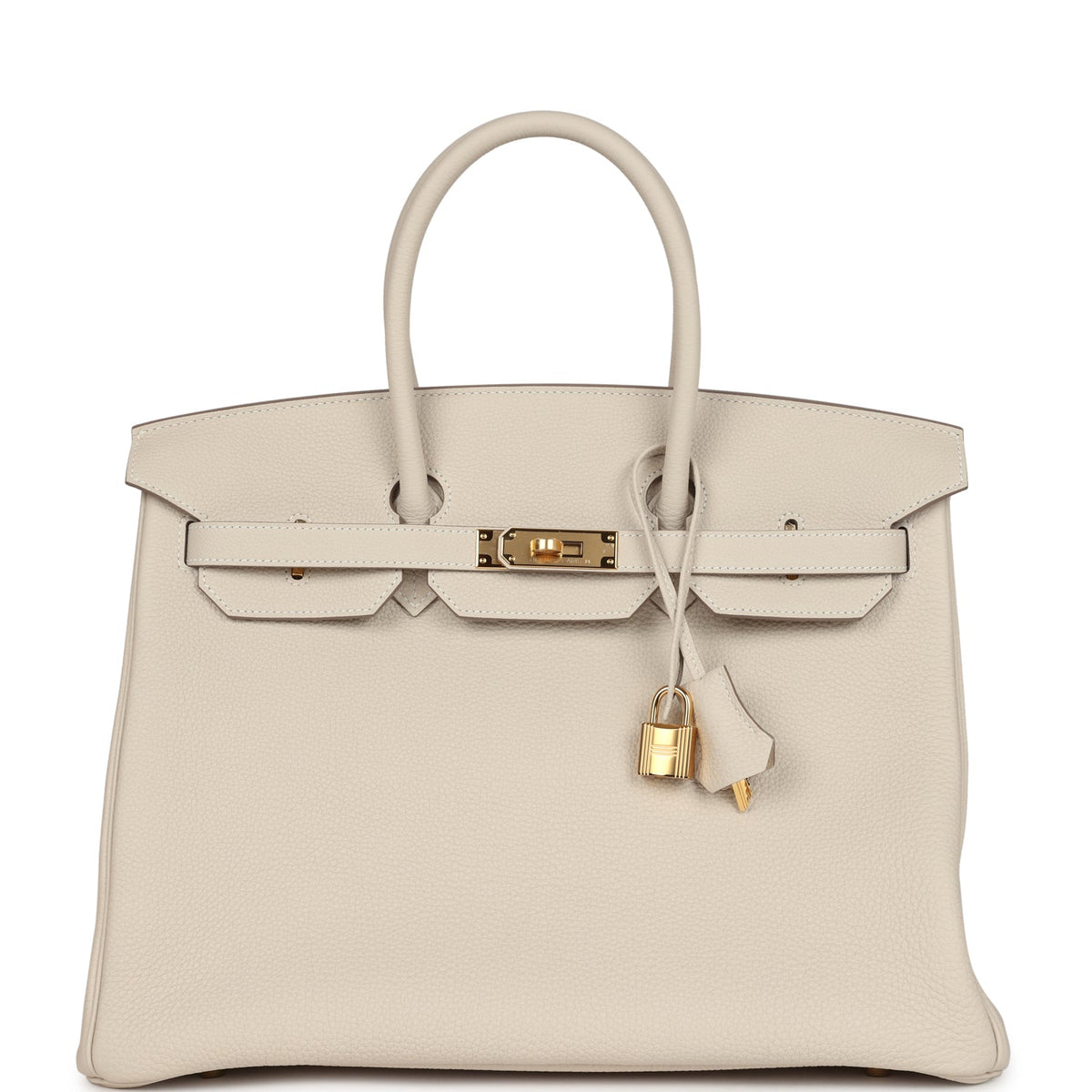 Hermès Birkin 35 Craie Togo Gold Hardware