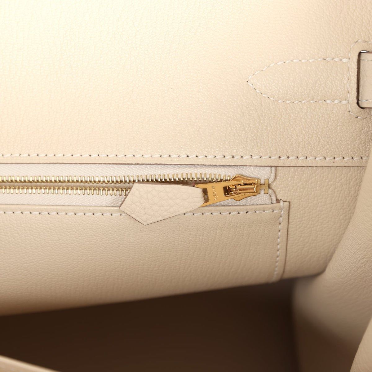 Hermès Birkin 35 Craie Togo Gold Hardware