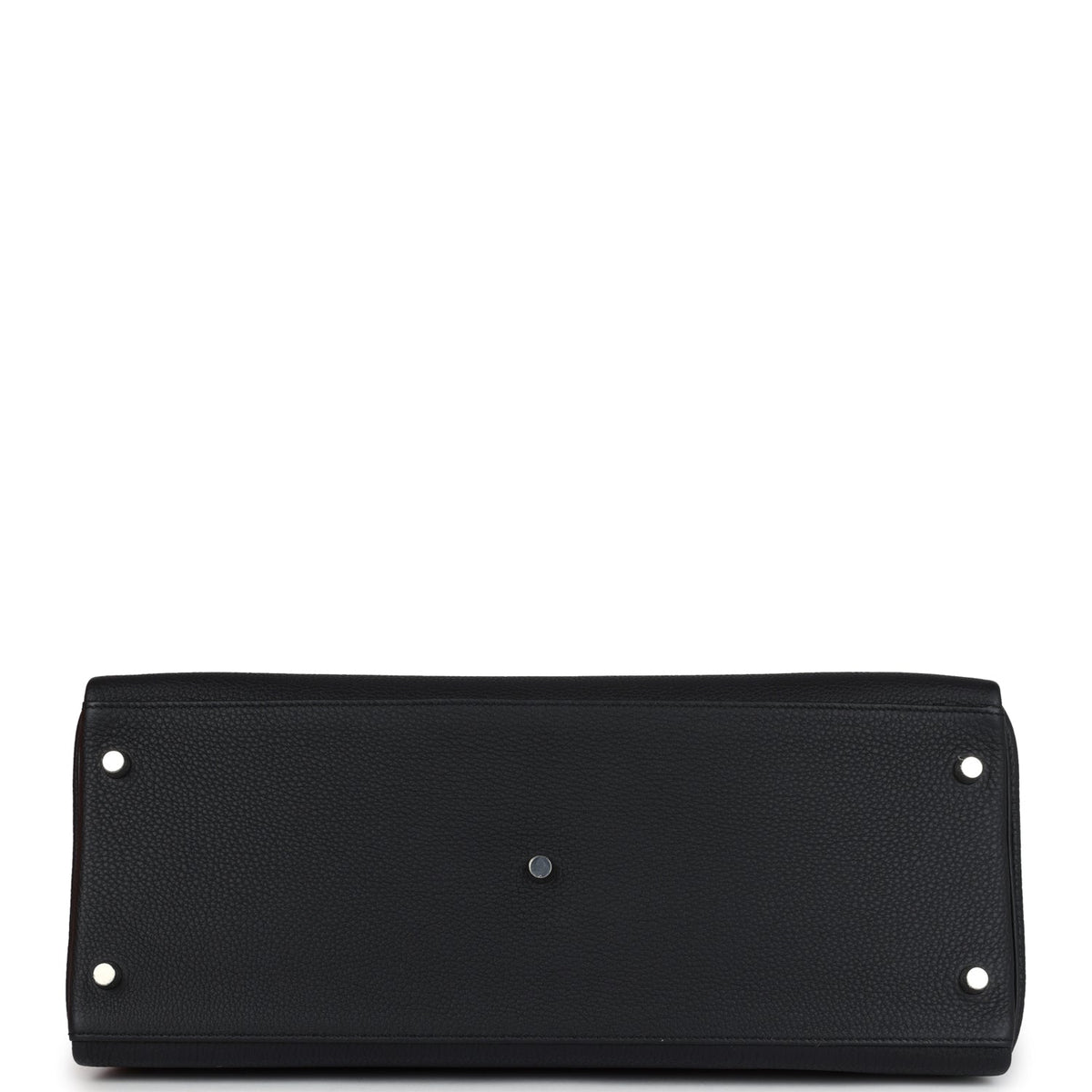 Hermès Kelly 42 Maxi Black Togo Palladium Hardware