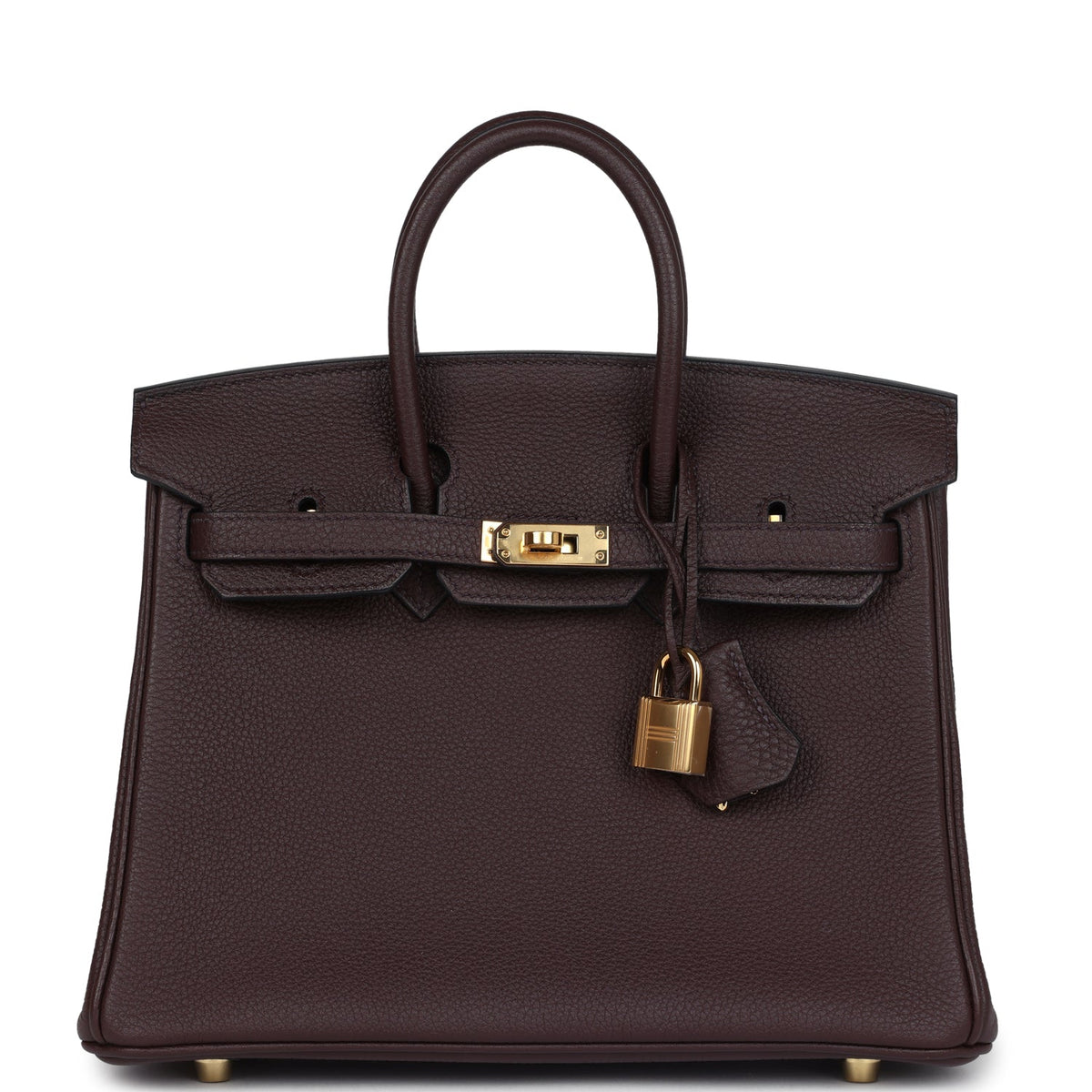 Hermès Birkin 25 Rouge Sellier Togo Gold Hardware