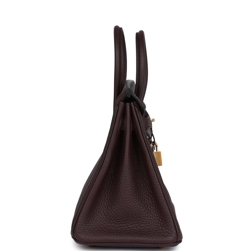 Hermès Birkin 25 Rouge Sellier Togo Gold Hardware