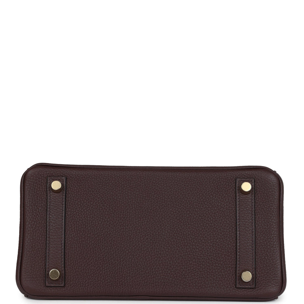 Hermès Birkin 25 Rouge Sellier Togo Gold Hardware