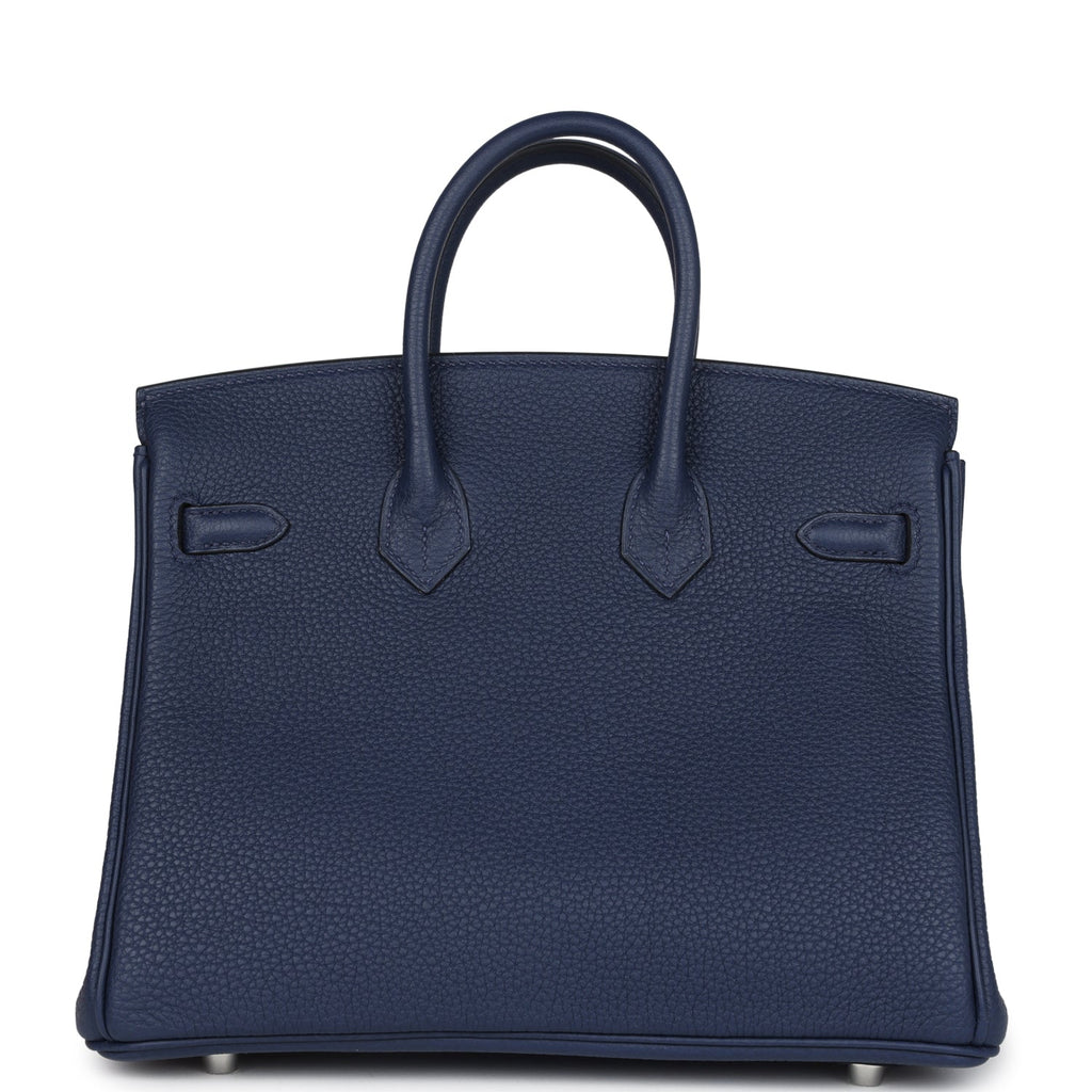 Hermès Birkin 25 Bleu Saphir Togo Palladium Hardware