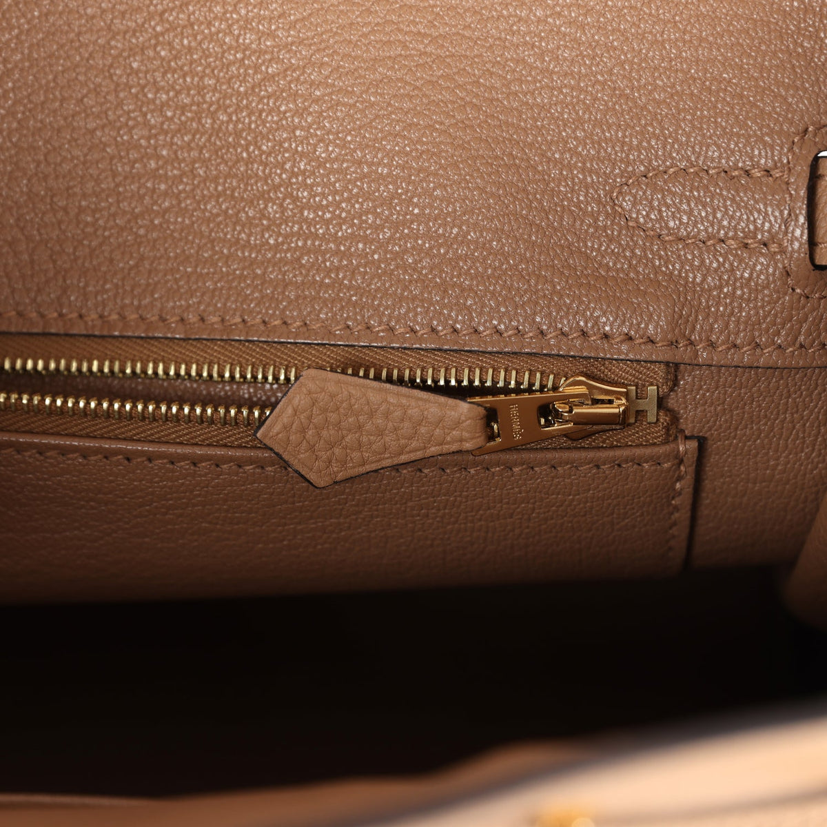 Hermès Birkin 25 Chai Togo Gold Hardware