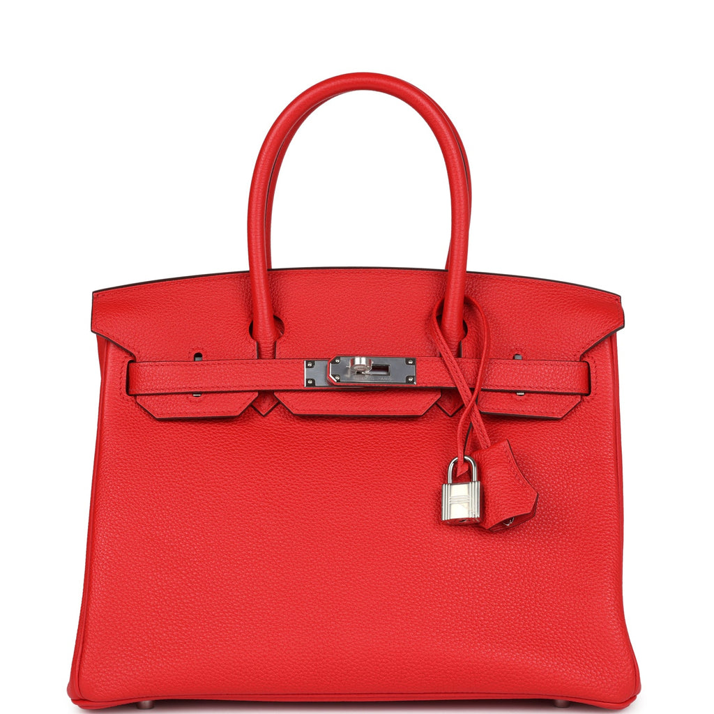 Hermès Birkin 30 Rouge de Coeur Togo Palladium Hardware