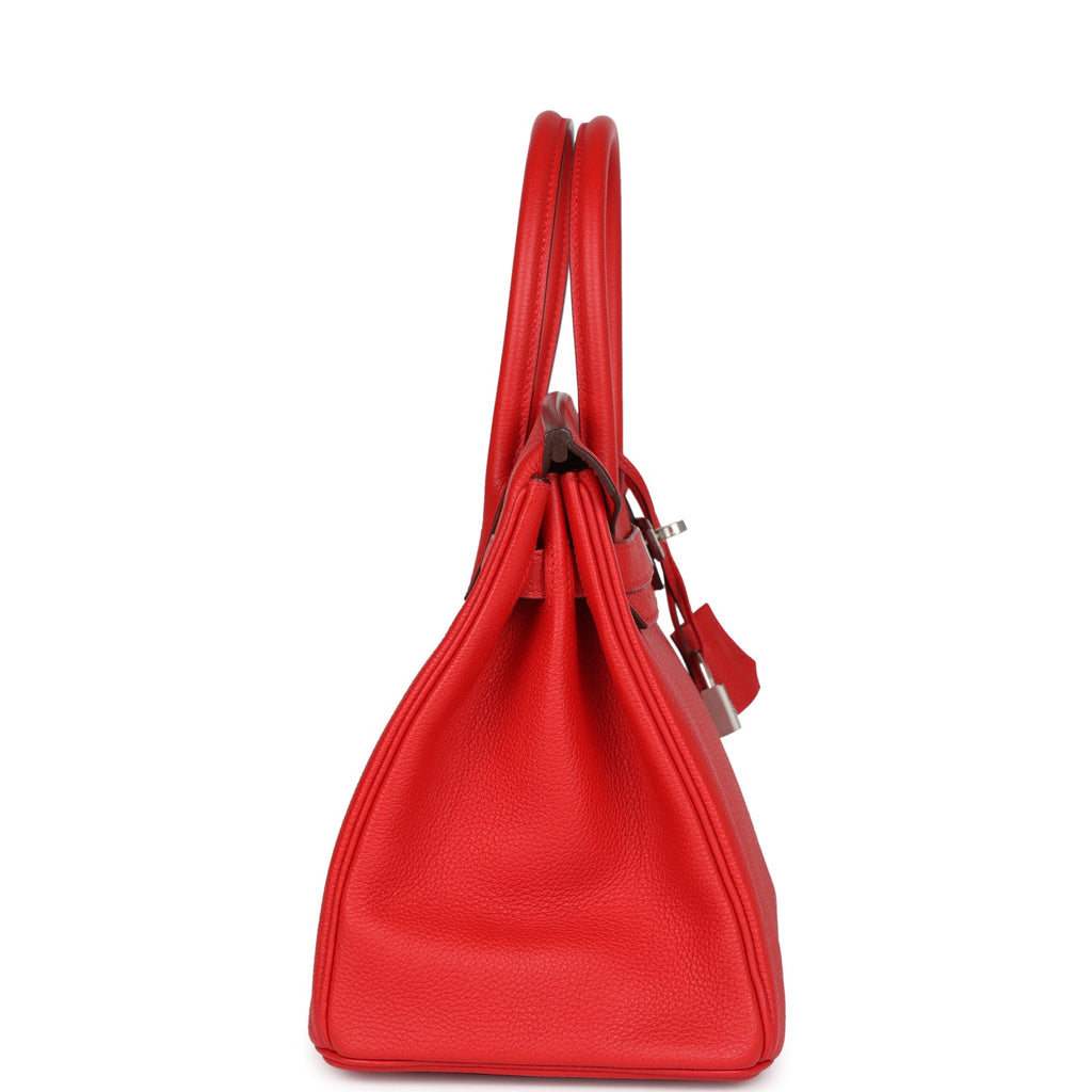 Hermès Birkin 30 Rouge de Coeur Togo Palladium Hardware