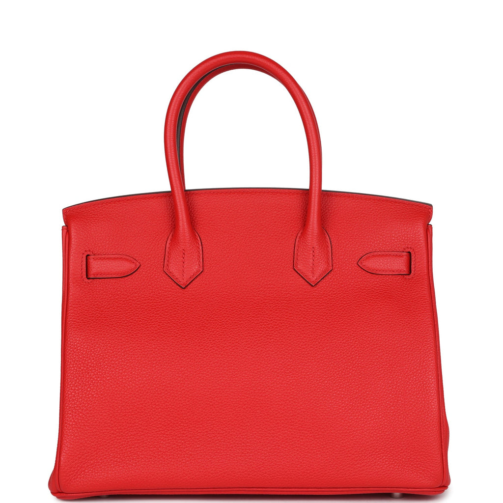 Hermès Birkin 30 Rouge de Coeur Togo Palladium Hardware
