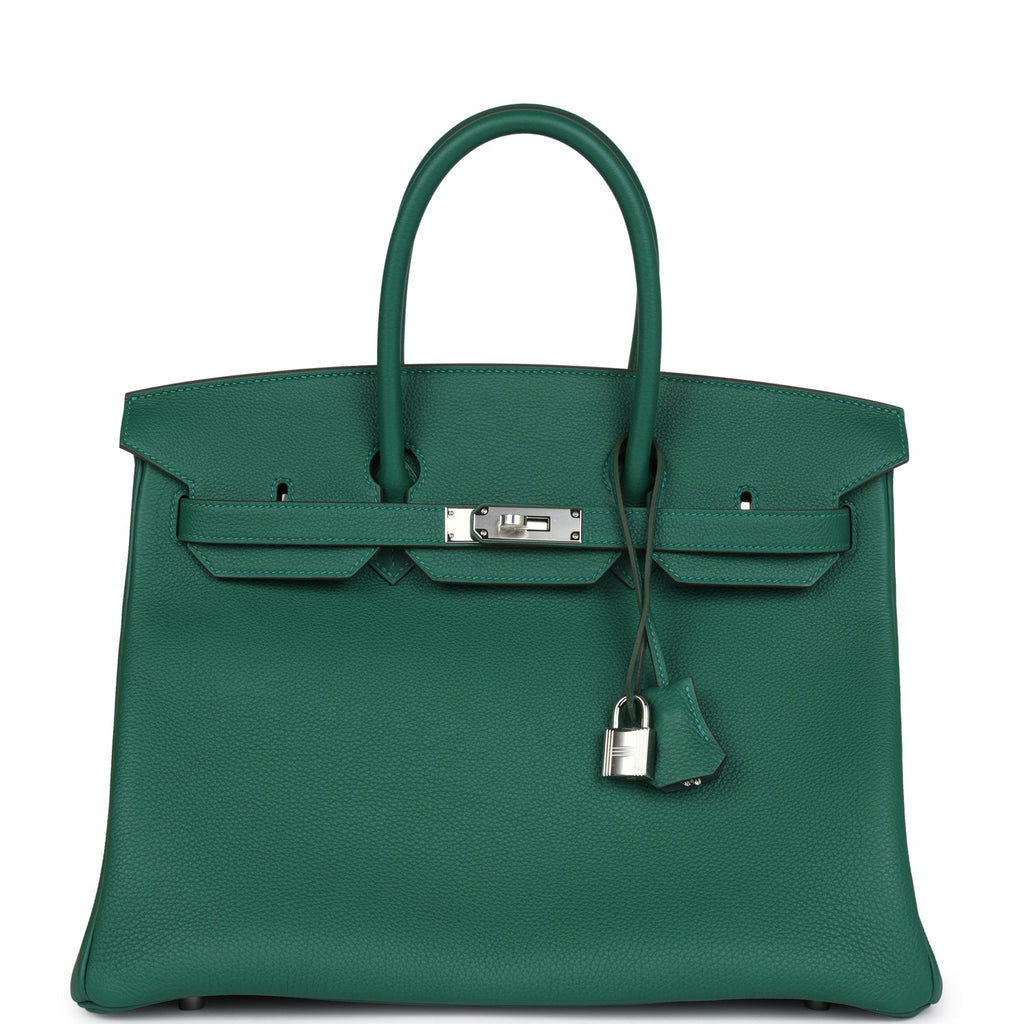 Hermès Birkin 35 Vert Moyen Togo Palladium Hardware