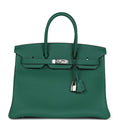 Hermès Birkin 35 Vert Moyen Togo Palladium Hardware
