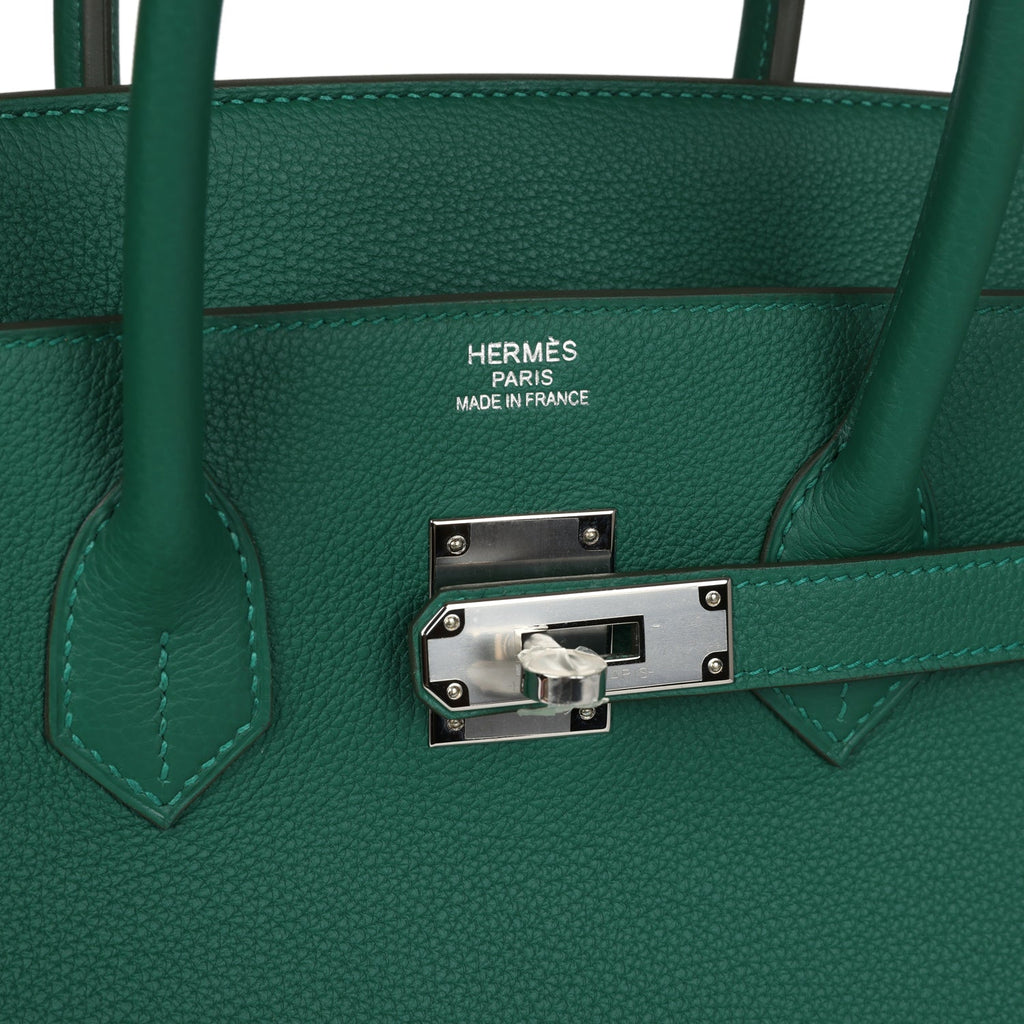 Hermès Birkin 35 Vert Moyen Togo Palladium Hardware