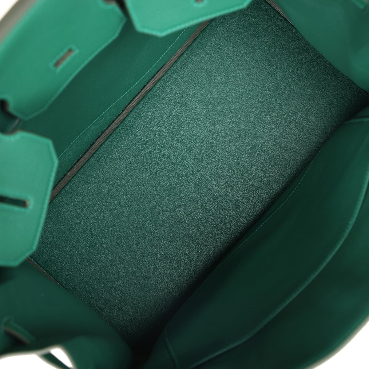 Hermès Birkin 35 Vert Moyen Togo Palladium Hardware