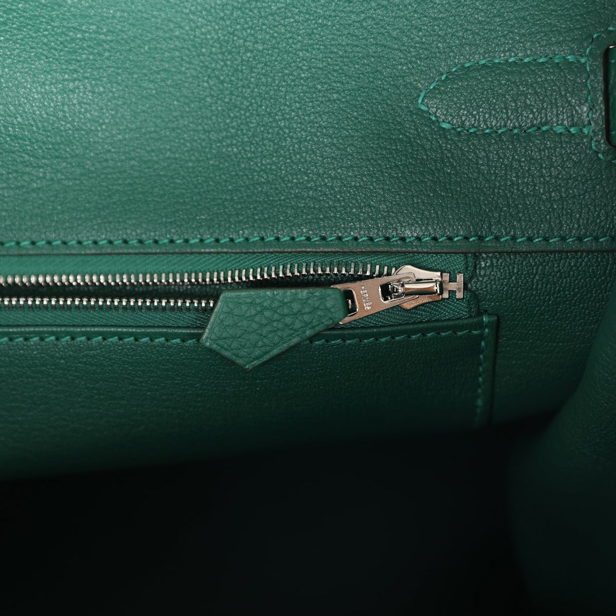Hermès Birkin 35 Vert Moyen Togo Palladium Hardware