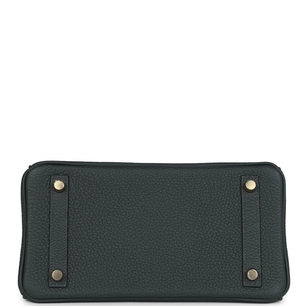 Hermès Birkin 25 Vert Fonce Togo Gold Hardware